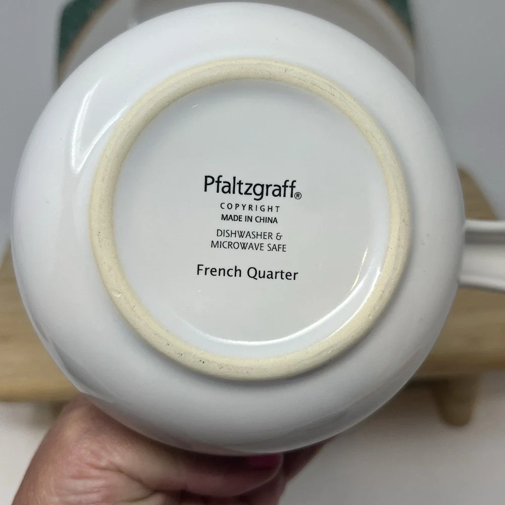 Pfaltzgraff‎ FRENCH QUARTER Snack Plate with Soup Mug Bowl Soup & Sandwich Lunch
